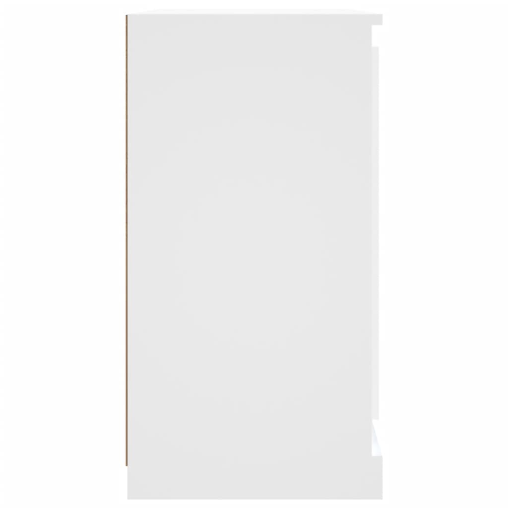 vidaXL Sideboards 2 pcs engineered wood white