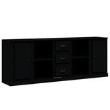 vidaXL Dressoirs 3 st bewerkt hout wit
