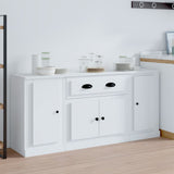 vidaXL Sideboards 3 pcs engineered wood white