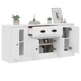 vidaXL Sideboards 3 pcs engineered wood white