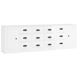 vidaXL Sideboards 3 pcs engineered wood white