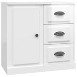 vidaXL Sideboards 3 pcs engineered wood white