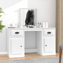 vidaXL Kaptafel avec plateau 130x50x132,5 cm blanc