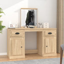 vidaXL Kaptafel avec plateau 130x50x132,5 cm blanc