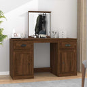 vidaXL Kaptafel avec plateau 130x50x132,5 cm blanc