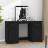 vidaXL Kaptafel met LED-verlichting 130x50x132,5 cm sonoma eikenkleur