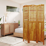 vidaXL Chambre à coucher avec 3 panneaux 121,5x2x115 cm acacia massif