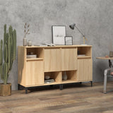 vidaXL Dressoirs 2 st 60x35x70 cm bewerkt hout wit