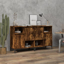vidaXL Dressoirs 2 st 60x35x70 cm bewerkt hout wit