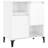 vidaXL Dressoirs 2 st 60x35x70 cm bewerkt hout wit