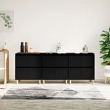 vidaXL Dressoirs 2 st 60x35x70 cm bewerkt hout wit