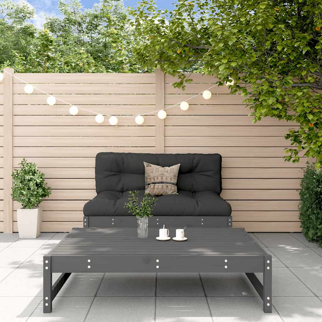 vidaXL 2-delige Loungeset met kussens massief grenen