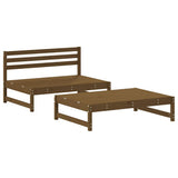 vidaXL 2-delige Loungeset met kussens massief grenen