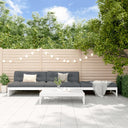 vidaXL 4-Piece Lounge Set with Cushions Solid Wood