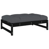 vidaXL 4-Piece Lounge Set with Cushions Solid Wood