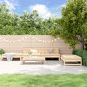 vidaXL 5-Piece Lounge Set with Cushions Solid Wood