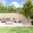 vidaXL 6-delige Loungeset met kussens massief hout