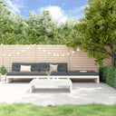 vidaXL 4-Piece Lounge Set with Cushions Solid Wood