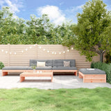 vidaXL 5-delige Loungeset met kussens massief hout
