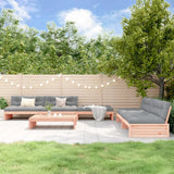 vidaXL 6-delige Loungeset met kussens massief hout