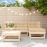vidaXL 5-Piece Lounge Set Solid Pinewood