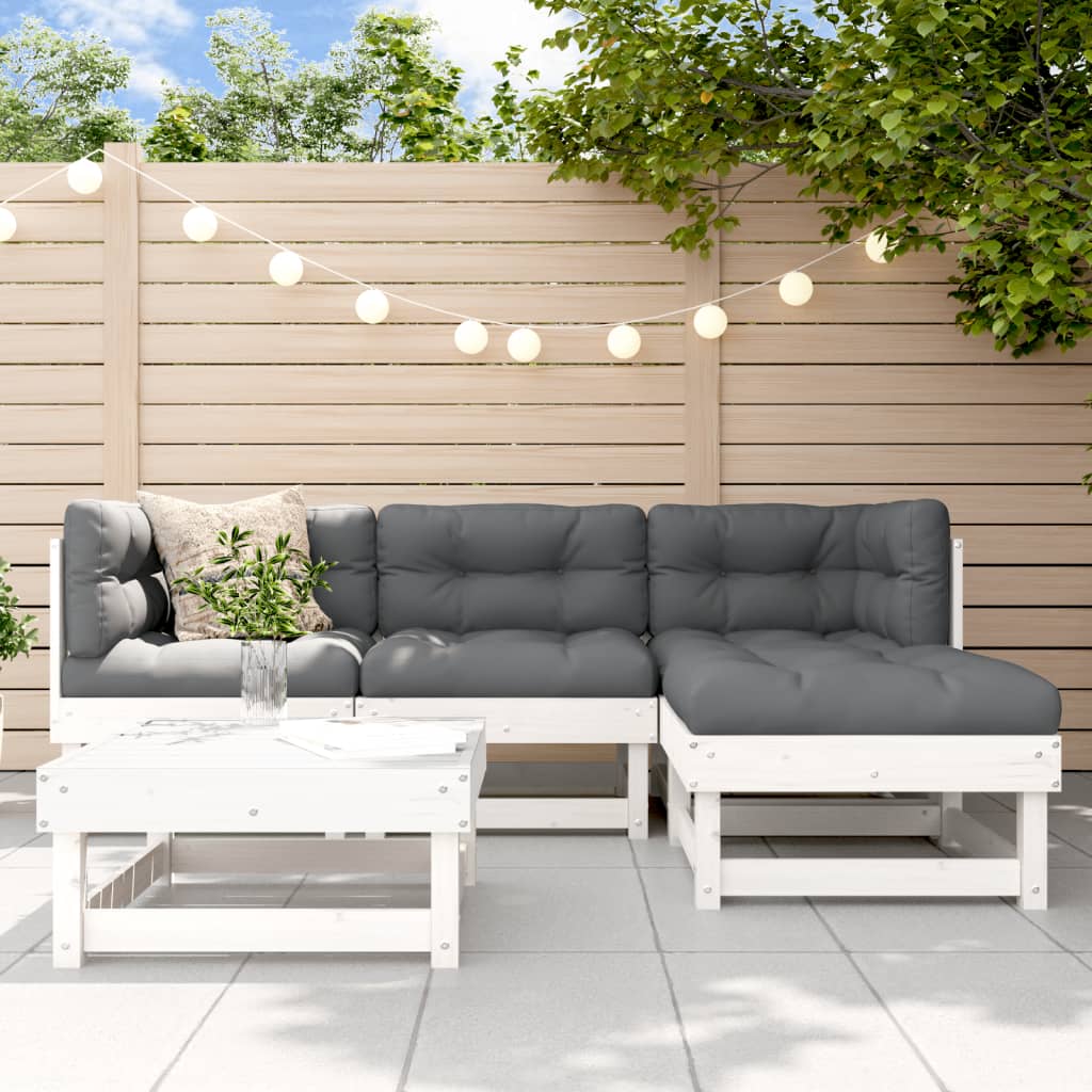 vidaXL 5-Piece Lounge Set Solid Pinewood