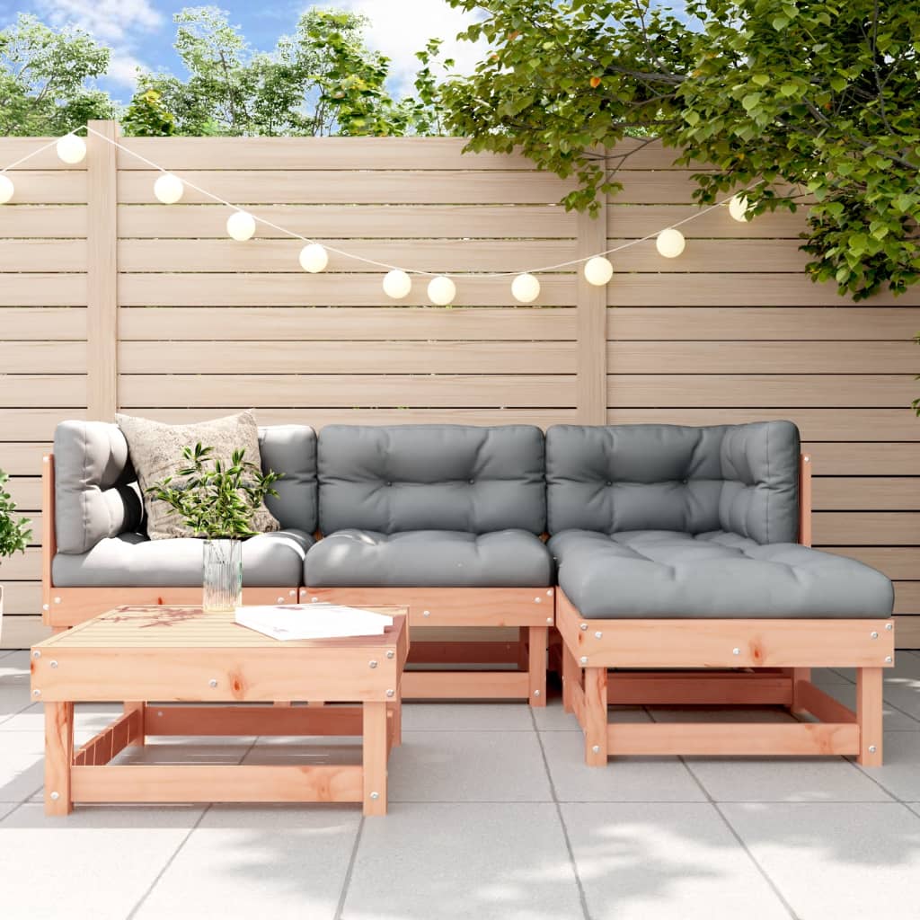 vidaXL 5-Piece Lounge Set Solid Pinewood