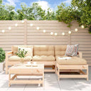 vidaXL 5-delige Loungeset massief grenenhout
