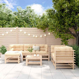 vidaXL 7-Piece Lounge Set Solid Pine Wood