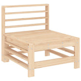 vidaXL 7-Piece Lounge Set Solid Pine Wood