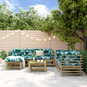 vidaXL 7-Piece Lounge Set Solid Pine Wood