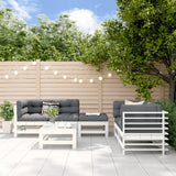 vidaXL 6-delige Loungeset massief grenenhout