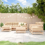 vidaXL 7-delige Loungeset massief grenenhout