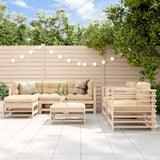 vidaXL 7-Piece Lounge Set Solid Pine Wood