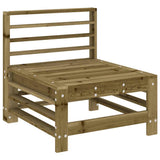 vidaXL 7-Piece Lounge Set Solid Pine Wood