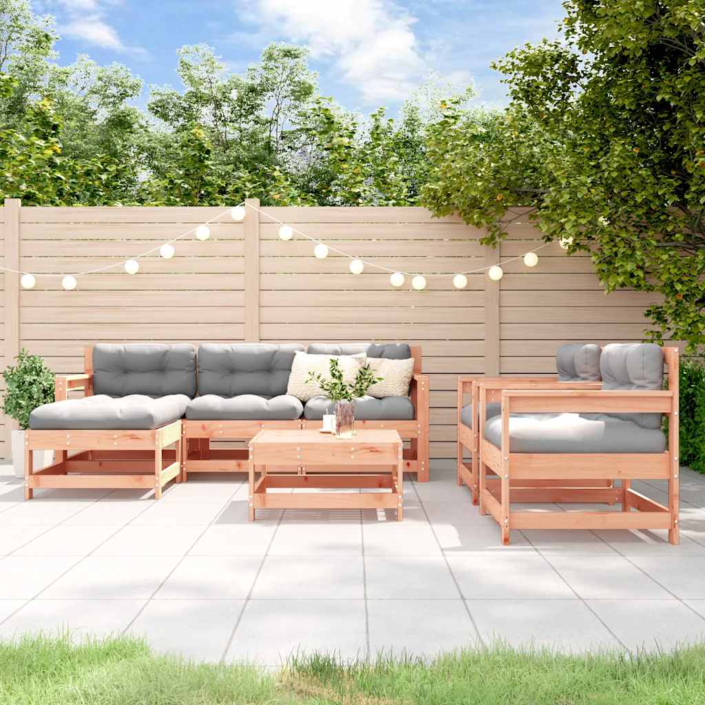vidaXL 7-Piece Lounge Set Solid Pine Wood