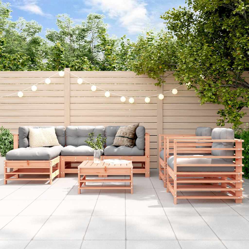vidaXL 7-delige Loungeset massief grenenhout