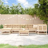 vidaXL 8-delige Loungeset massief grenenhout