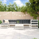 vidaXL 8-delige Loungeset massief grenenhout