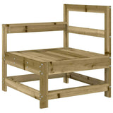 vidaXL 8-delige Loungeset massief grenenhout