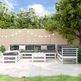 vidaXL 9-piece Lounge Set Solid Pinewood