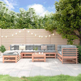 vidaXL 9-piece Lounge Set Solid Pinewood