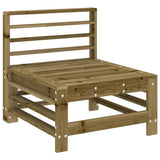 vidaXL 9-piece Lounge Set Solid Pinewood