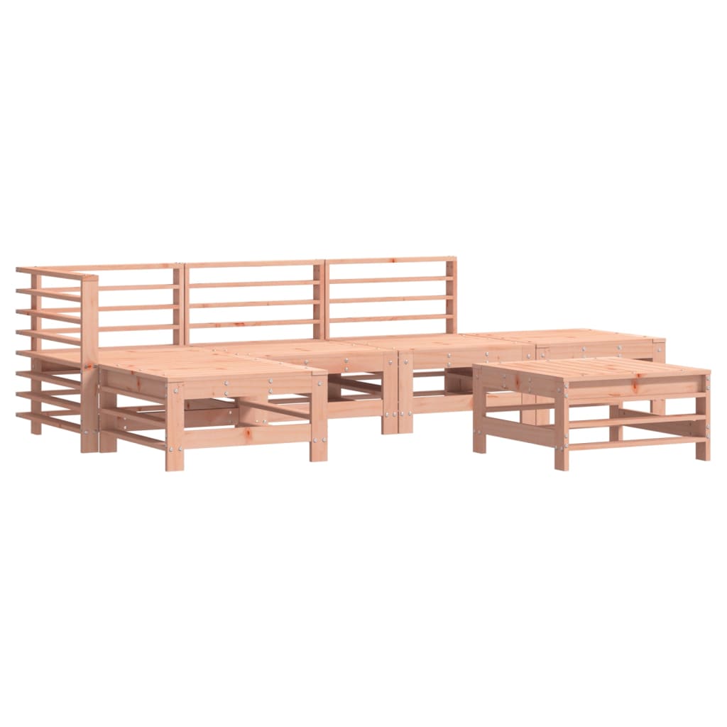 vidaXL 6-delige Loungeset massief grenenhout