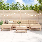 vidaXL 7-Piece Lounge Set Solid Pine Wood