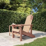 vidaXL Garden Chairs 2 pcs Adirondack HDPE white