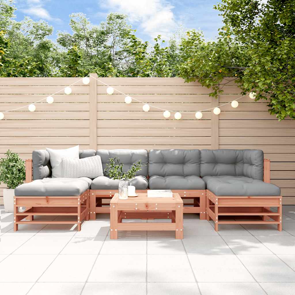 vidaXL 7-Piece Lounge Set Solid Pine Wood