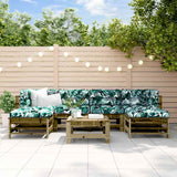 vidaXL 7-Piece Lounge Set Solid Pine Wood