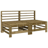 vidaXL 7-Piece Lounge Set Solid Pine Wood