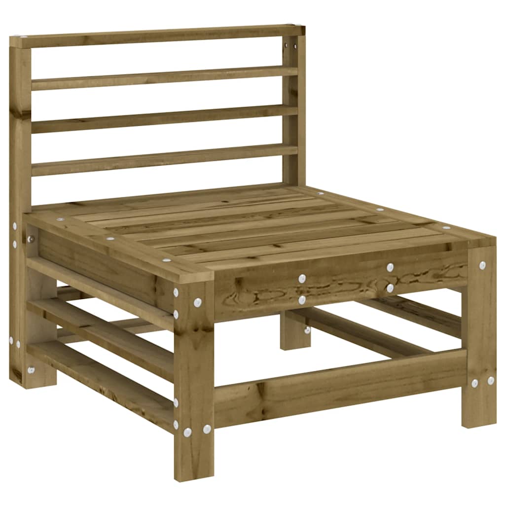 vidaXL 7-Piece Lounge Set Solid Pine Wood